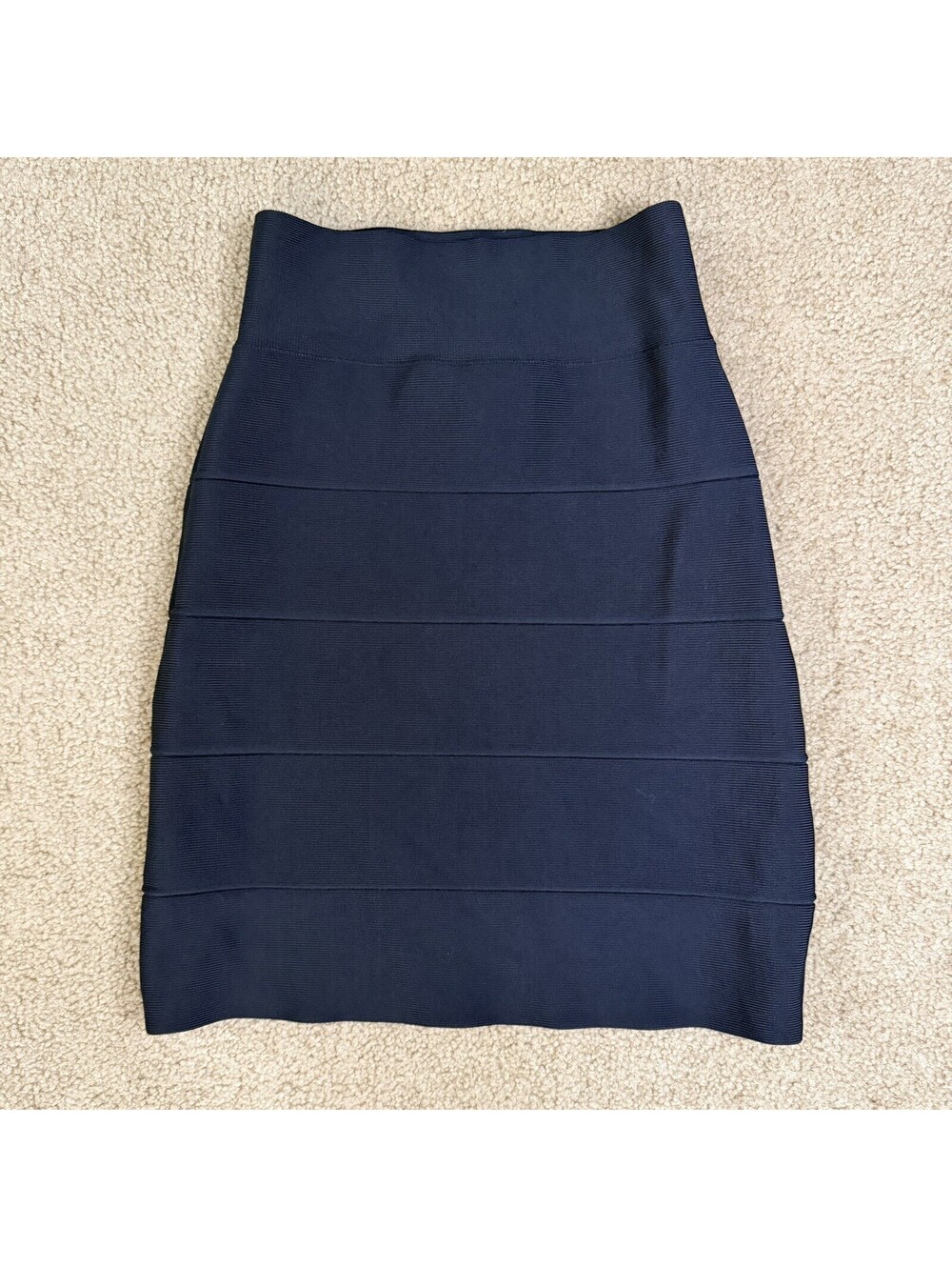 BCBGMAXAZRIA Bandage Skirt Womens Small Black High Waist Bodycon Pencil Midi